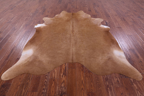 Light Brown Natural Cowhide Rug - X-Large 7' 3