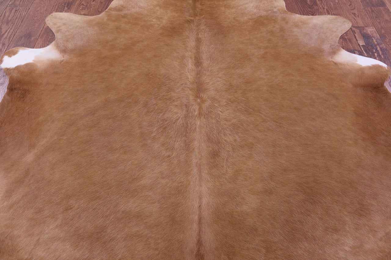 Light Brown Natural Cowhide Rug - X-Large 7' 3"H x 6' 9"W