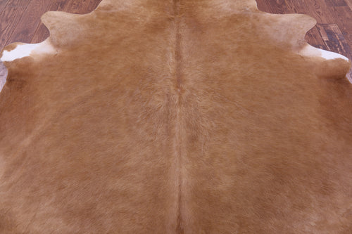 Light Brown Natural Cowhide Rug - X-Large 7' 3