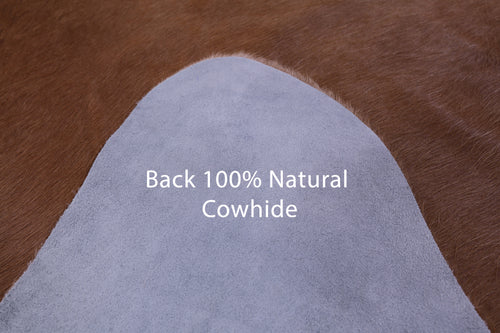 Light Brown Natural Cowhide Rug - X-Large 7' 3