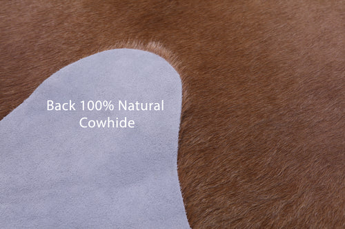 Brown Natural Cowhide Rug - XX-Large 8' 0