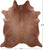 Brown Natural Cowhide Rug - XX-Large 8' 0"H x 7' 0"W