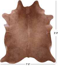 Thumbnail for Brown Natural Cowhide Rug - XX-Large 8' 0