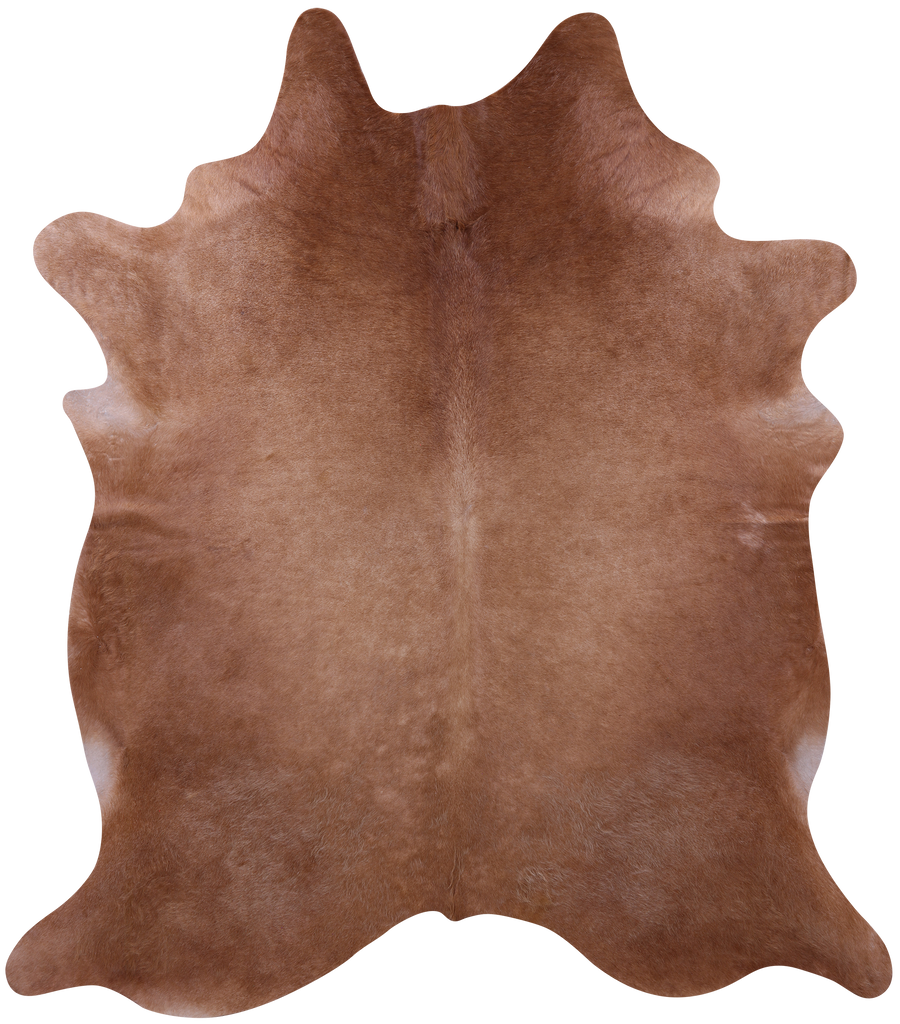 Brown Natural Cowhide Rug - XX-Large 8' 0"H x 7' 0"W