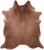 Brown Natural Cowhide Rug - XX-Large 8' 0"H x 7' 0"W