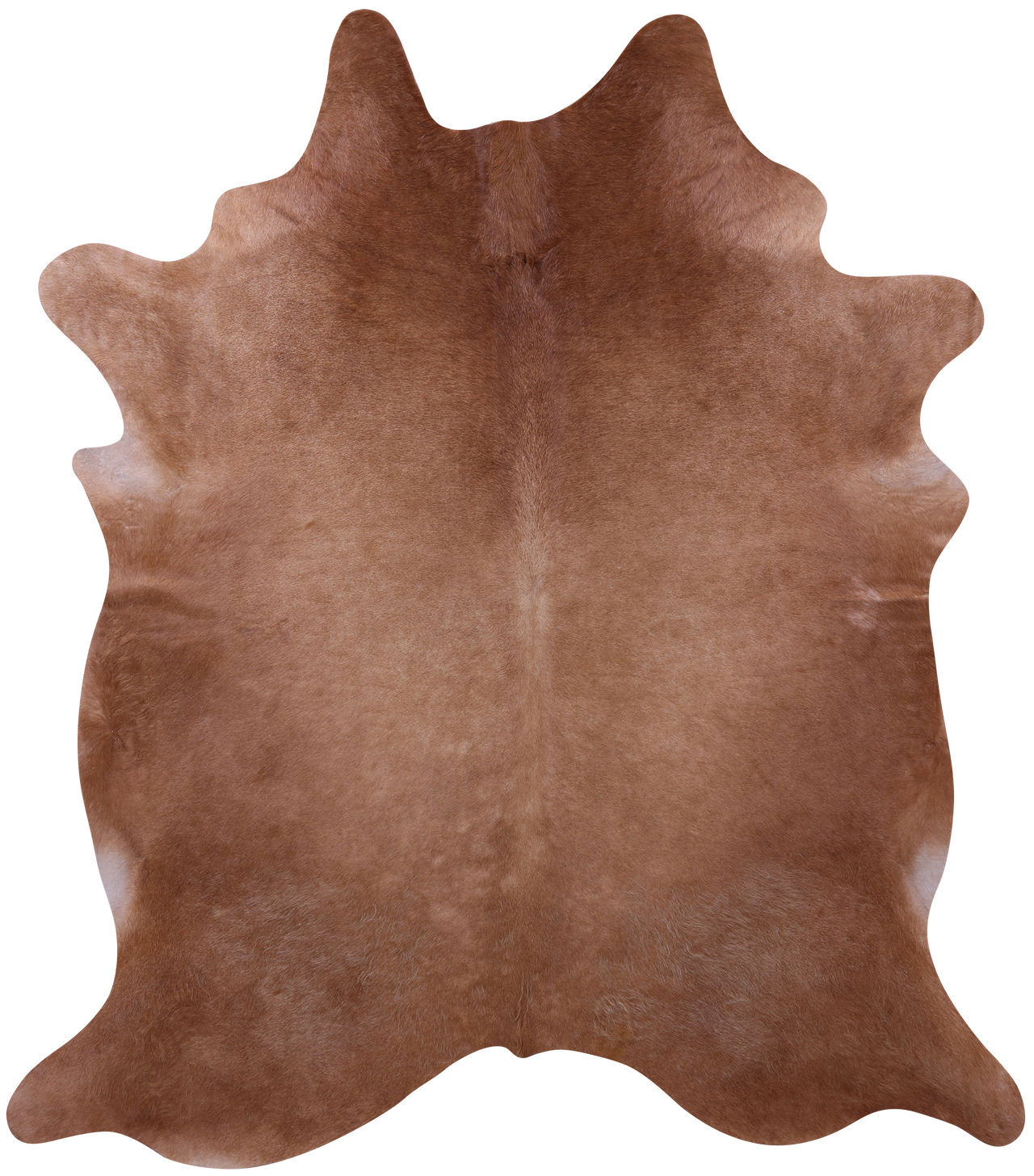Brown Natural Cowhide Rug - XX-Large 8' 0"H x 7' 0"W