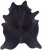 Black Natural Cowhide Rug - XX-Large 7' 10"H x 6' 6"W