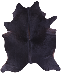 Thumbnail for Black Natural Cowhide Rug - XX-Large 7' 10