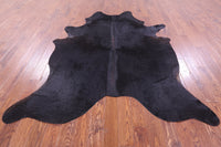Thumbnail for Black Natural Cowhide Rug - XX-Large 7' 10