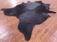 Thumbnail for Black Natural Cowhide Rug - XX-Large 7' 10