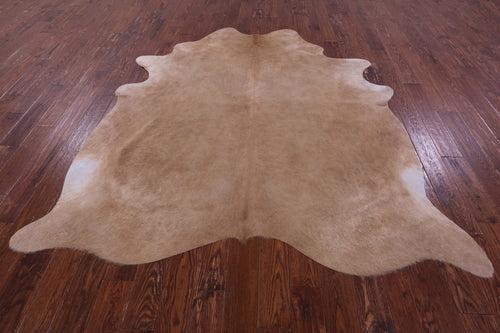 Light Brown Natural Cowhide Rug - X-Large 7' 6