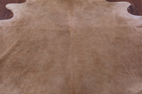 Light Brown Natural Cowhide Rug - X-Large 7' 6