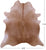 Light Brown Natural Cowhide Rug - X-Large 7' 5"H x 6' 8"W