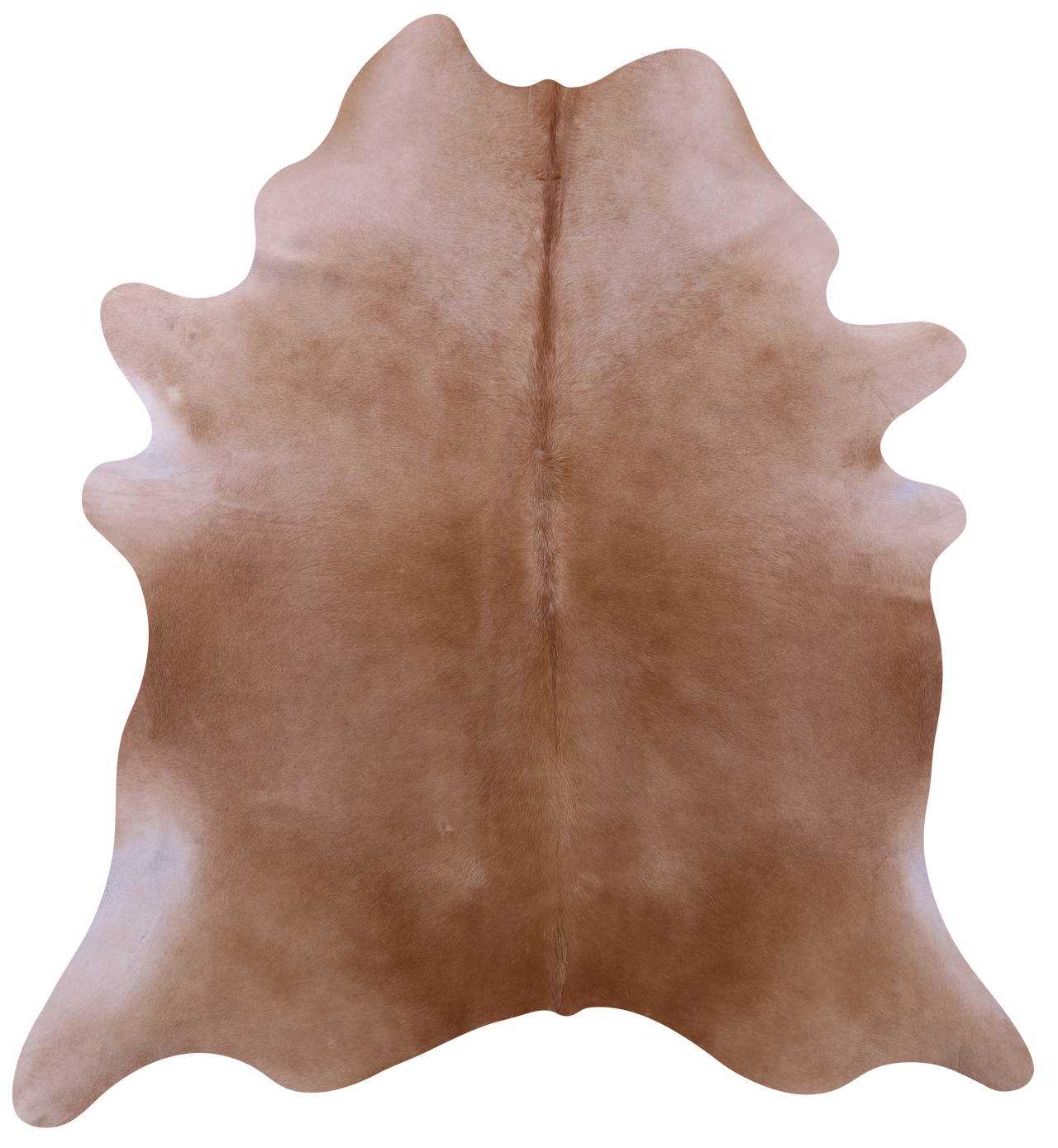 Light Brown Natural Cowhide Rug - X-Large 7' 5"H x 6' 8"W