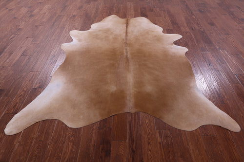 Light Brown Natural Cowhide Rug - X-Large 7' 5