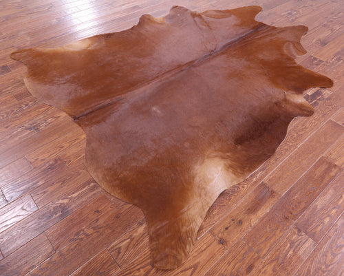 Brown Natural Cowhide Rug - XX-Large 8' 2