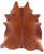 Brown Natural Cowhide Rug - XX-Large 8' 2"H x 7' 3"W