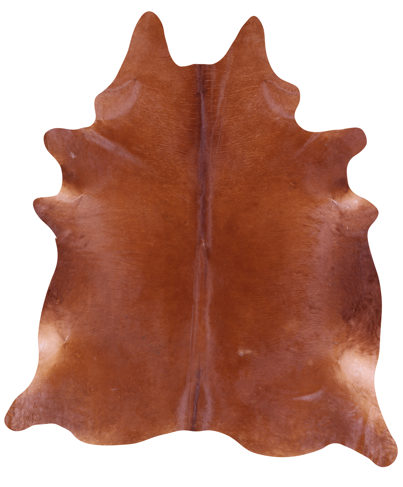 Brown Natural Cowhide Rug - XX-Large 8' 2"H x 7' 3"W