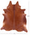 Brown Natural Cowhide Rug - XX-Large 8' 2"H x 7' 3"W