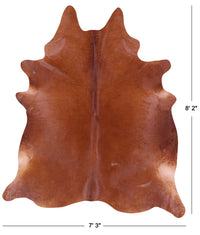 Thumbnail for Brown Natural Cowhide Rug - XX-Large 8' 2
