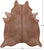 Light Brown Natural Cowhide Rug - XX-Large 8' 0"H x 7' 0"W