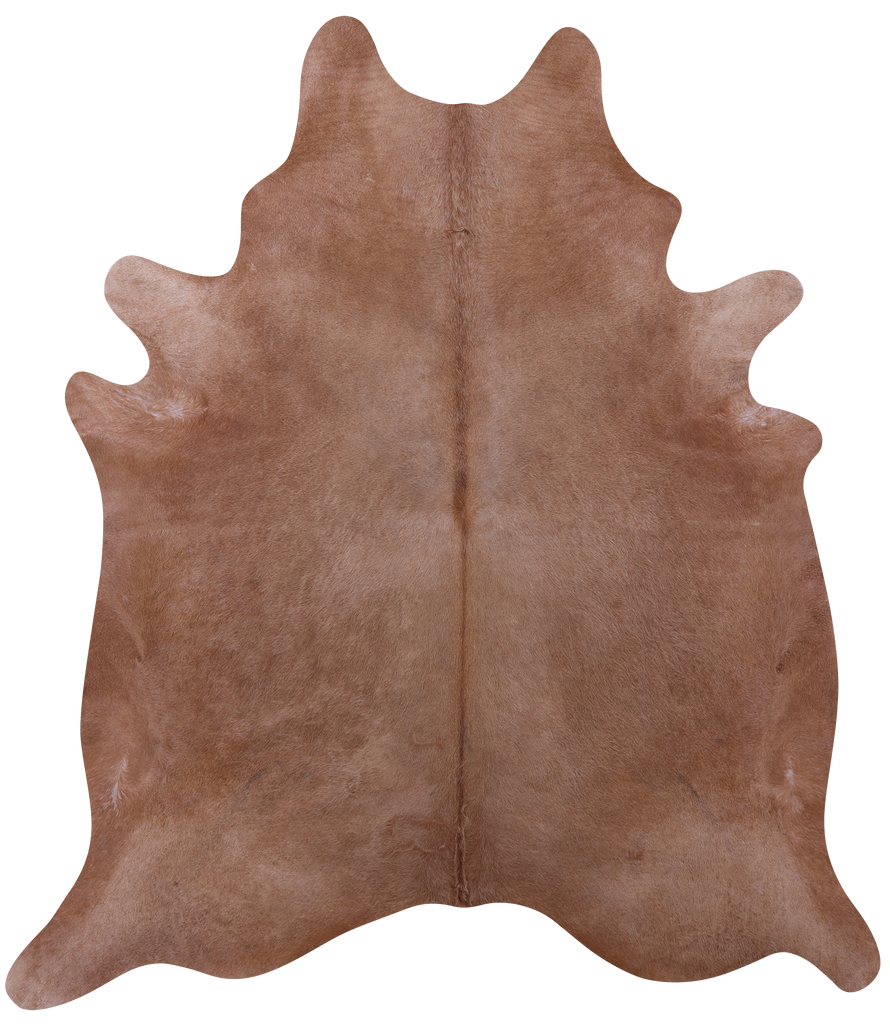 Light Brown Natural Cowhide Rug - XX-Large 8' 0"H x 7' 0"W