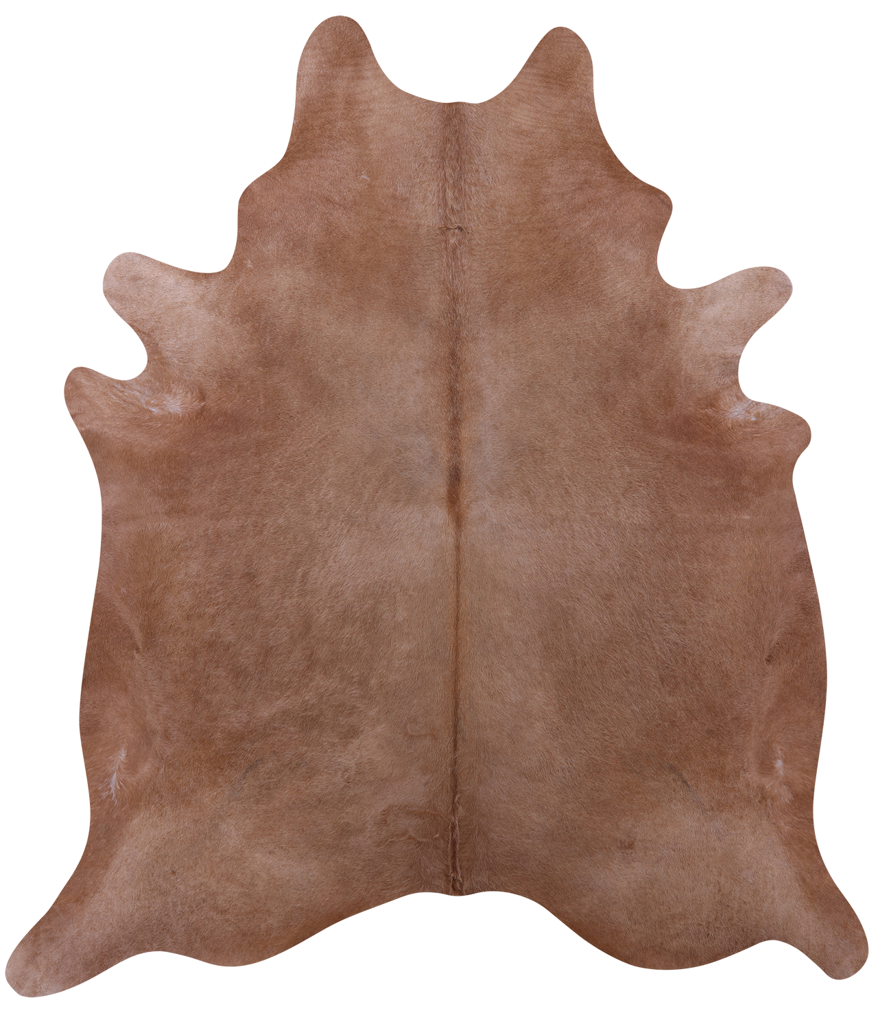 Light Brown Natural Cowhide Rug - XX-Large 8' 0"H x 7' 0"W