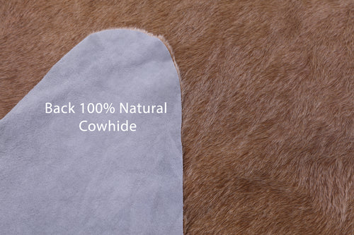 Light Brown Natural Cowhide Rug - XX-Large 8' 0
