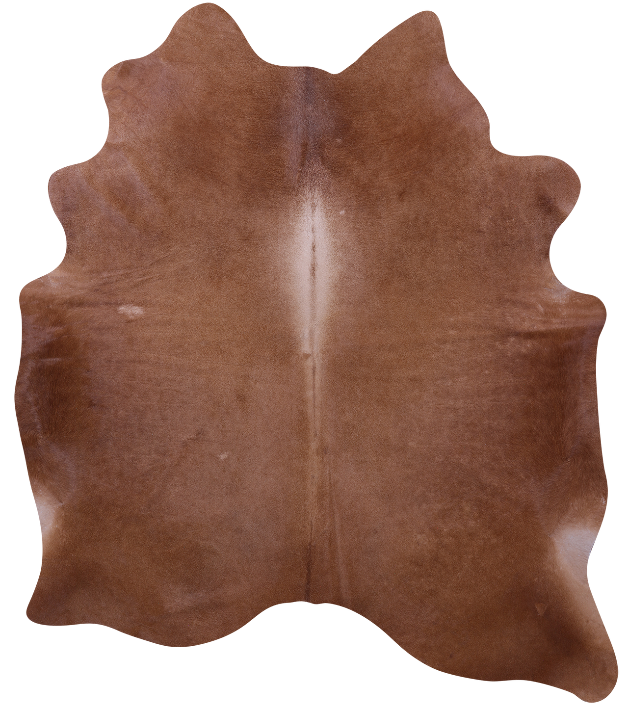 Brown Natural Cowhide Rug - XX-Large 7' 8"H x 6' 6"W