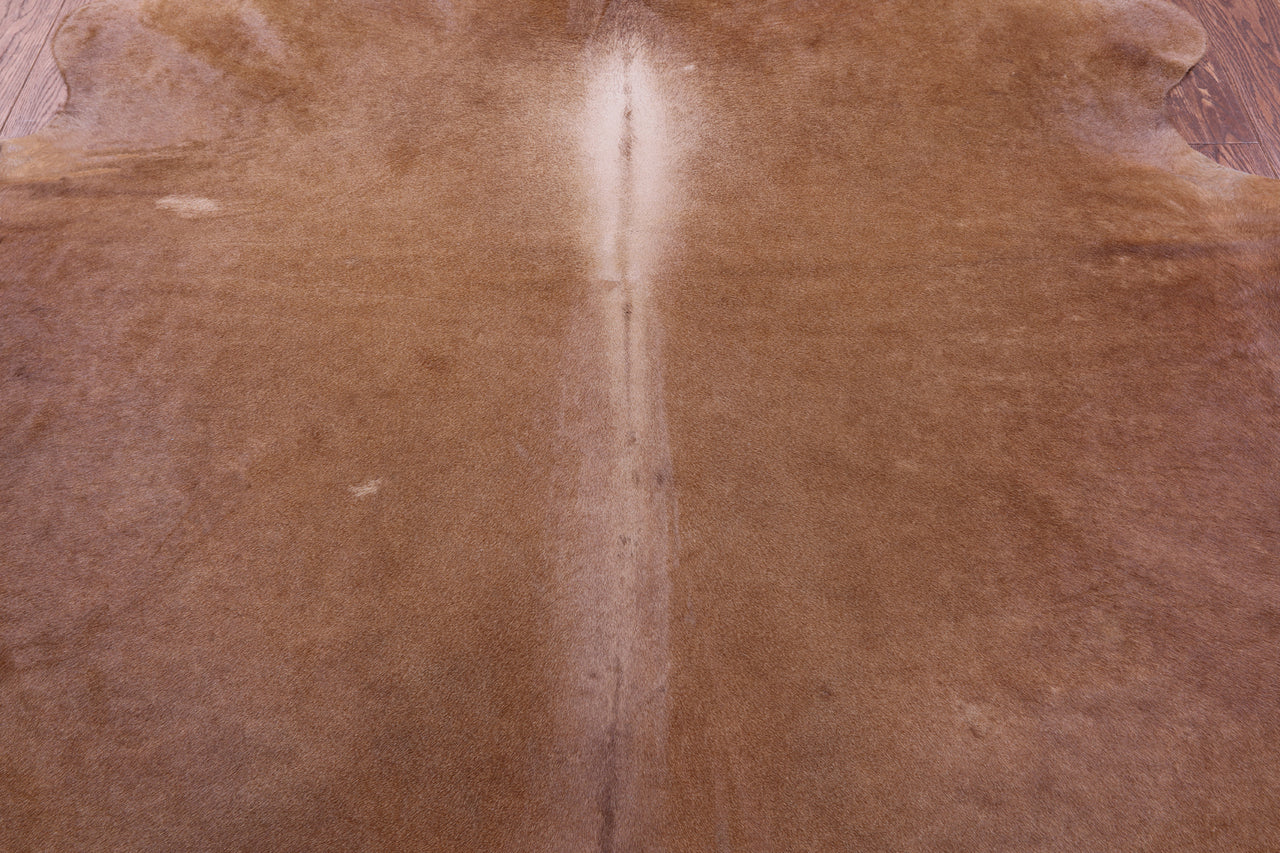 Brown Natural Cowhide Rug - XX-Large 7' 8"H x 6' 6"W