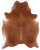 Brown Natural Cowhide Rug - X-Large 7' 5"H x 5' 10"W