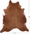 Brown Natural Cowhide Rug - XX-Large 7' 8"H x 6' 7"W