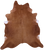 Brown Natural Cowhide Rug - XX-Large 7' 8"H x 6' 7"W