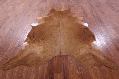 Brown Natural Cowhide Rug - XX-Large 7' 8