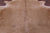 Light Brown Natural Cowhide Rug - X-Large 7' 1"H x 6' 5"W