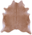 Light Brown Natural Cowhide Rug - X-Large 7' 1"H x 6' 5"W