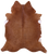 Brown Natural Cowhide Rug - X-Large 7' 5"H x 6' 5"W