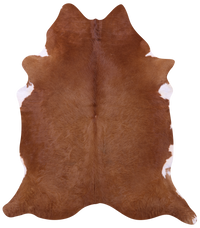 Thumbnail for Brown Natural Cowhide Rug - X-Large 7' 5