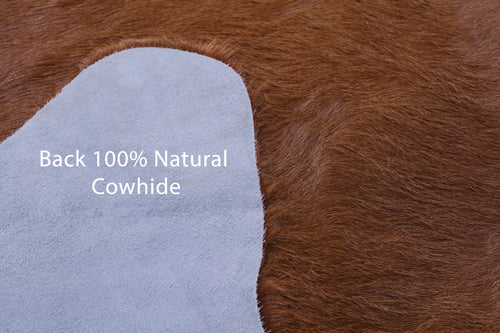 Brown Natural Cowhide Rug - X-Large 7' 5