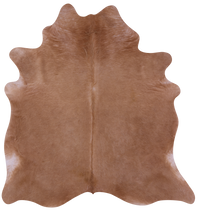 Thumbnail for Light Brown Natural Cowhide Rug - X-Large 7' 0