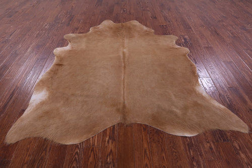 Light Brown Natural Cowhide Rug - X-Large 7' 0