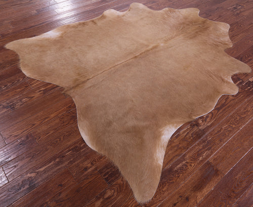 Light Brown Natural Cowhide Rug - X-Large 7' 0