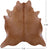 Brown Natural Cowhide Rug - XX-Large 7' 10"H x 7' 5"W