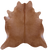 Brown Natural Cowhide Rug - XX-Large 7' 10"H x 7' 5"W