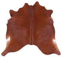 Thumbnail for Dark Brown Natural Cowhide Rug - Large 6' 8