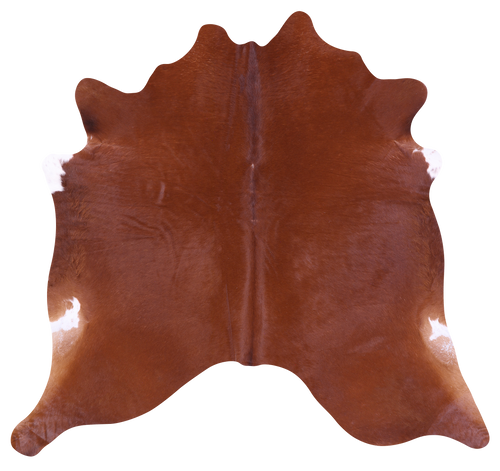 Dark Brown Natural Cowhide Rug - Large 6' 8