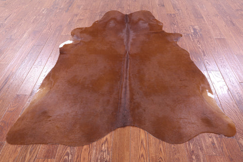 Dark Brown Natural Cowhide Rug - X-Large 7' 0
