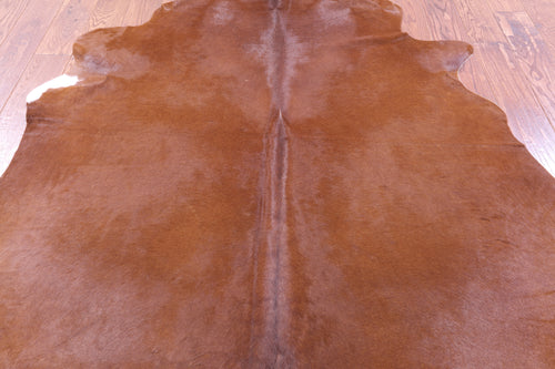 Dark Brown Natural Cowhide Rug - X-Large 7' 0
