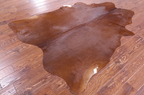 Dark Brown Natural Cowhide Rug - X-Large 7' 0