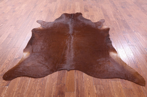 Brown Natural Cowhide Rug - Large 6' 9